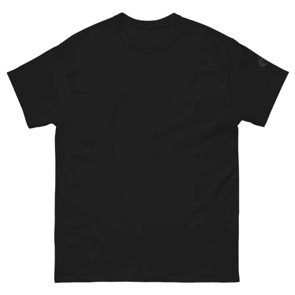 T-shirt streetwear NTIF in black, 100% cotton, featuring a sleek contemporary design for a stylish look.